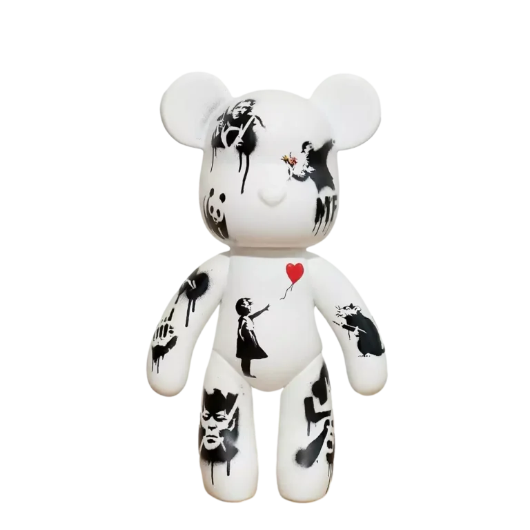 nanabeeldjes.nl_bear_in_BANKSY_style