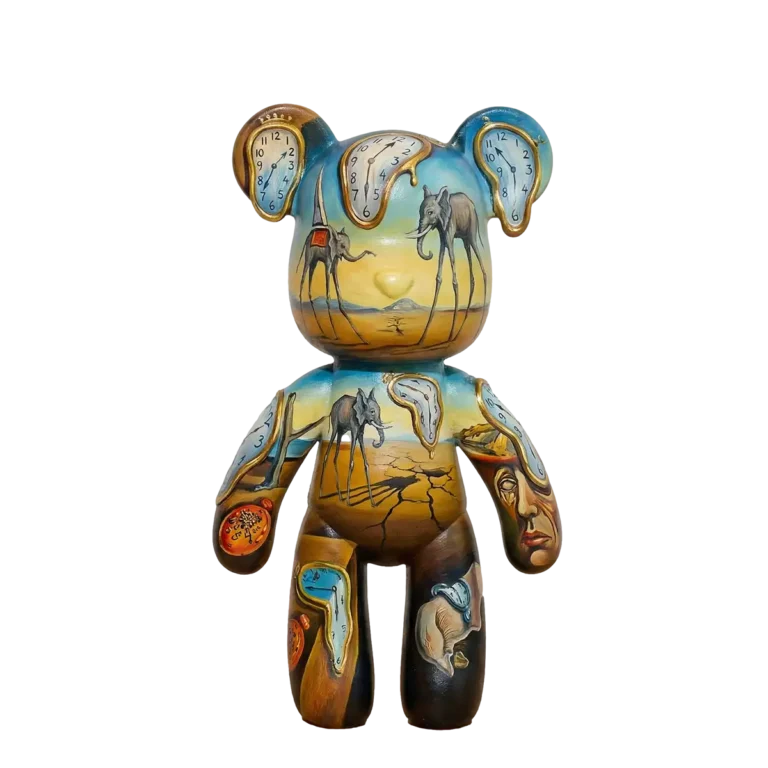 nanabeeldjes.nl_bear_in_SALVADOR_DALI_style